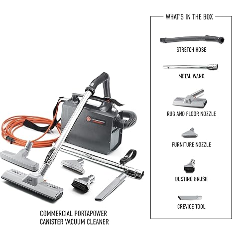 Hoover CH30000 PortaPower Canister Vacuum and Zep 32oz Professional Sprayer Bottle Bundle - Poueer