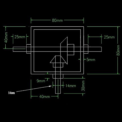Right Angle Drive Bevel Gearbox, 1:2 Micro 90° Reversing Mechanical Angle Indicator Reducer 8MM Shaft 1M 20T 40T - Poueer