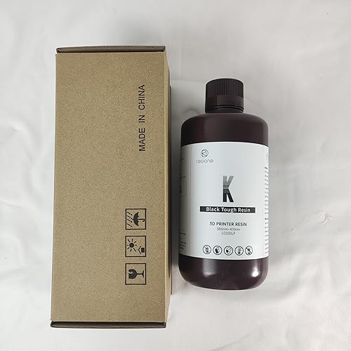 RESIONE Tough 3D Printer Resin, Not Brittle ABS Like Tough & Rigid 3D Resin for LCD 3D Printing UV 405nm (M58 Grey 1KG) - Poueer