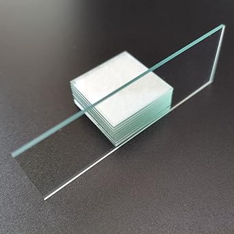 ITO (Indium tin Oxide)Coated Conductive Glass Slides 50×50mm Resistance 7 ohm/sq (8 Pcs) - Poueer