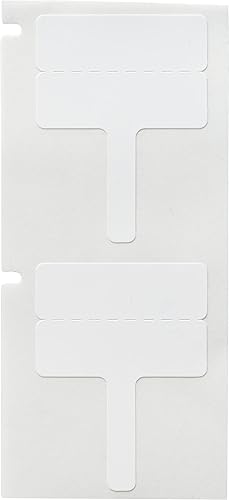 Brady T-Flag Matte Polypropylene Labels for M610, M611, M710, BMP61, and BMP71 Printers - 0.788' x 1.18'. M6-1-425-FT - Poueer
