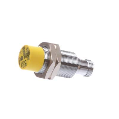TURCK NI10-M18-Y1X-H1141 (40153), 1 LED, 10MM RANGE, 18MM SIZE, 4 PIN, 8.2 VDC NOMINAL, EUROFAST M12 MALE, INDUCTIVE, NAMUR OUTPUT (ATEX APPROVED), NONEMBEDDABLE, PARTIAL THREAD, SENSOR, STANDARD, STR - Poueer