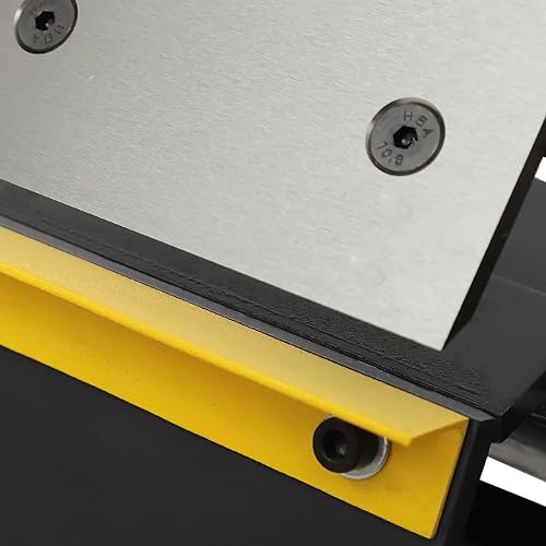 24' Box and Pan Sheet Metal Brake,High Accuracy Sheet Metal Box Pan Brake with 5 Adjustable Fingers,20 Gauges Sheet Metal Machine - Poueer