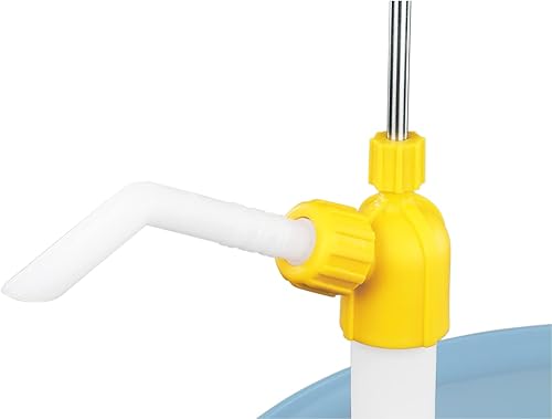 ZEELINE BY MILTON Transfer Pump, Manual Drum Pump, 1 Gallon per 8 Lifts, Up to 55 Gallon Drum Pump (ZE360) - Poueer