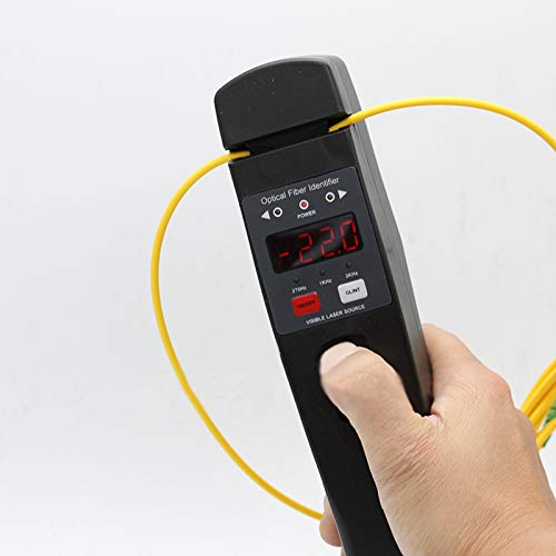 Live Optical Fiber Identifier with Wave Respond 800-1700nm Built in 10km VFL FTTH Tool - Poueer