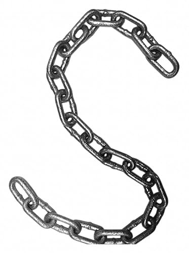 Proof Coil Chain, 1/4 in, 20 ft. L, 1300 lb - Poueer
