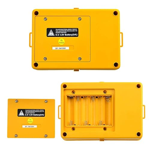 allsun Digital Insulation Resistance Meter, Earth Audio Impedance Tester, Handheld Megohmmeter, LCD Backlight, Yellow (EM480B) - Poueer