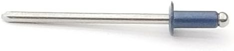 EAGLE 1: Stainless steel Rivets 1/8' x 1/4' (#43) (250, Light Stone) - Poueer