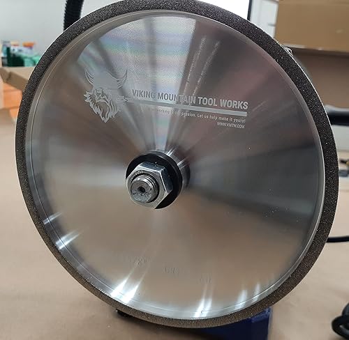 VMTW 8X1 inch CBN Grinding Wheel Set 80 Grit & 180 Grit High Speed Steel Tools - Poueer