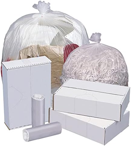 Highmark™ High-Density Can Liners, 16 Mic, 33 Gallons, 33' x 40', Natural, Box Of 250 - Poueer