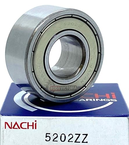 5202 ZZ C3 Nachi Japan 2 Rows Angular Contact Bearing 15x35x15.9 3202 ZZ C3 - Poueer