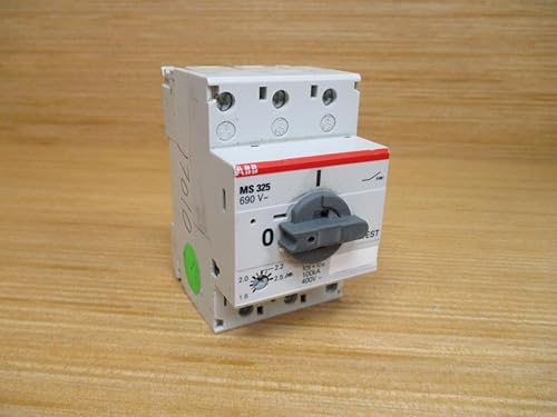 ABB MS325-25 Manual Motor Starter, 25 Rated Amps, 20.0-25.0 Amps Range - Poueer