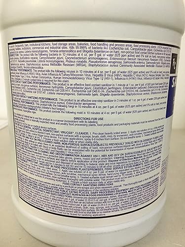 Hospital Grade Disinfecting and Sanitizing Rinse SR-22 CONCENTRATE- Makes 160 Gallons of Cleaner! - Poueer