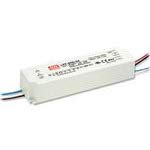 LPF-60D-42 LED Power Supply CC 60.06W 25.2-42V 1.43A, PFC, IP67, Cable Output; Dimming with 1-10V PWM Resistance, Input: 90~305VAC - Poueer