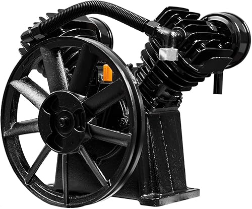 3 HP Replacement Air Compressor Pump Single Stage 2 Cylinder 12 CFM 150 PSI Max - Poueer