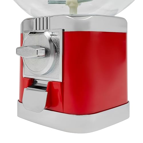 Capsule Vending Machine Candy Machine Dispenser for Business Toy Vending Machine Dispenser Lockable Candy Gumball Dispenser Machine Prize Machine Twister Ball Dispenser (White) - Poueer