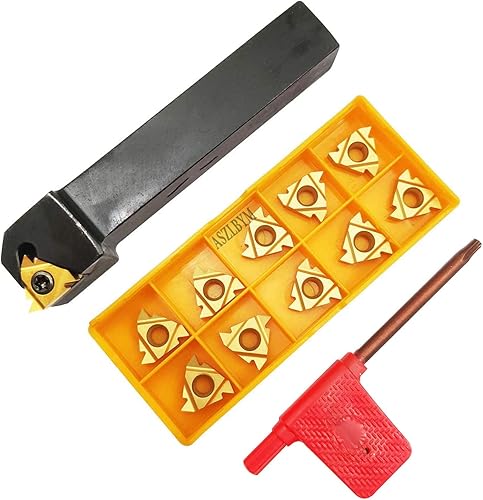 5/8' Lathe Threading Turning Tools with Threading Threading Indexable Turning Inserts (5/8' SER1616H16) - Poueer