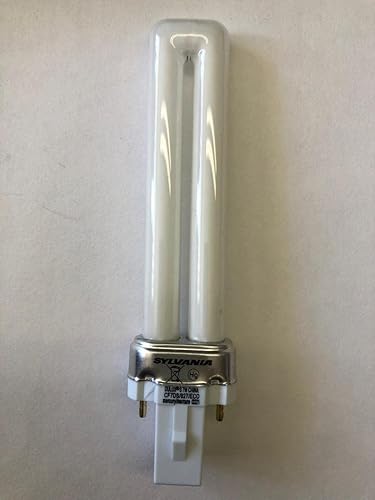 SYLVANIA 20 Pieces 21277 CF7DS/827/ECO Non-Dimmable DULUX 7 Watt 2700K G23 T4 CFL Bulb - Poueer