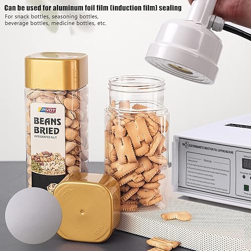 Bottle Cap Sealer, Induction Heat Sealer For Plastic, Glass Bottles 20-100mm 110v - Poueer