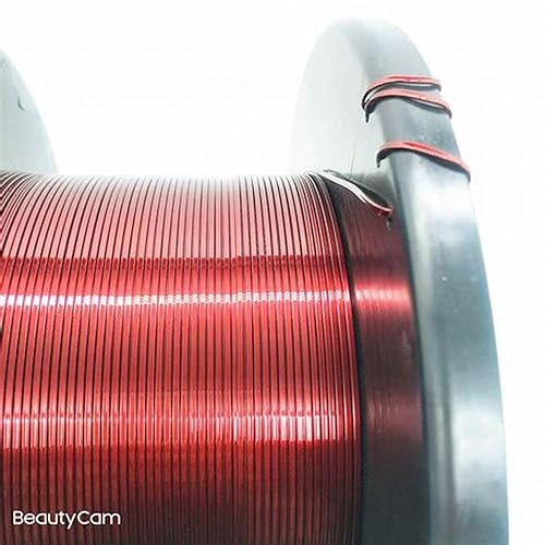 Industrial Copper Enameled Wire for Motor Winding | Tranformer Coil Making | Electric Magnet Wire DIY | AWG 8 Gauge, 3 kg (3000 Grams, 6.6lbs) - Poueer