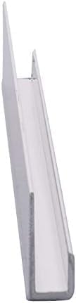 CRL Brite Anodized Aluminum 3/16' 'J Channel - 12 ft Long - Poueer