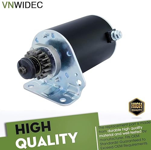 Starter Motor 16 Tooth Replacement for B.Riggs & S.tratton 445877 446677 446777 44677A 12 Volt Electric Starter 795121 - Poueer