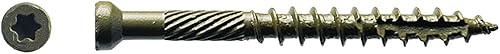 Big Timber 5FS7158#7 by 1-5/8-inch T-10-drive bit Tiny Finish Head Screws-Exterior,(1090 per Box) - Poueer