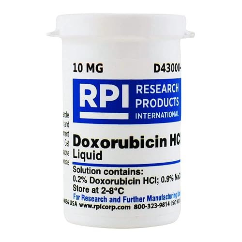RPI D43000-0.01 Doxorubicin HCl, 10mg - Poueer