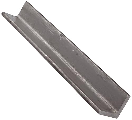 OnlineMetals 316 Stainless Steel Angle, Unpolished (Mill) Finish, ASTM A276, Equal Leg Length, Rounded Corners, 2.5' Leg Lengths, 0.25' Thickness, 24' Length - Poueer