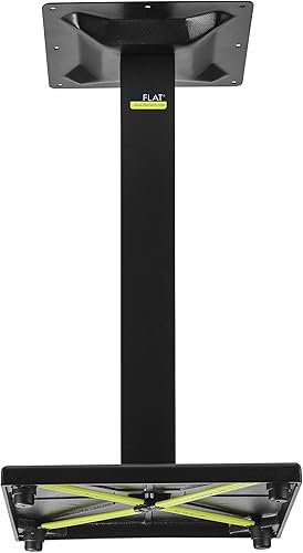 FLAT AUTO-Adjust GS22 Self-Stabilizing, Square Table Base | 22'x22' Span, Cast Iron, Fits Up to 30' Table Tops, with Self-Stabilizing PAD Technology, Perfect for Restaurants & Cafes - Poueer