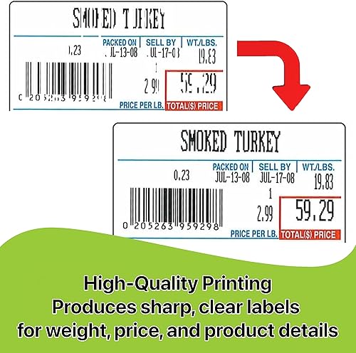 Thermal Head Printer Replacement Part Compatible with CAS LP-1000N, LP-1000NP, LP1000N Bench and Pole Series Scale, Weight Printing Clear Labels - Poueer
