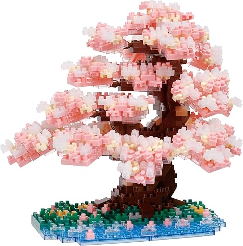 nanoblock - Culture - Yoshino Cherry, Advanced Hobby Series Building Kit - Poueer