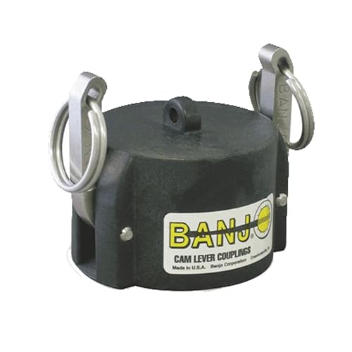 2 of 3/4' Banjo Poly Cam Lever Coupler Cap for 3/4' Male Adapter USA Made Farmer Bob's Parts 075CAP - Poueer