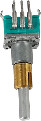 6X EC11EBB24C03 Dual Axis Encoder with Switch 30 Positioning Number 15 Pulse Point Handle 25mm - Poueer