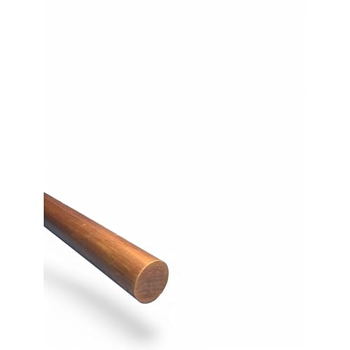 3/4' Diameter x 11'-Long 110 Copper Round Rod- .750' Diameter Copper Industrial Bars for DIY Craft Working Hobbies Machining Bars - Poueer