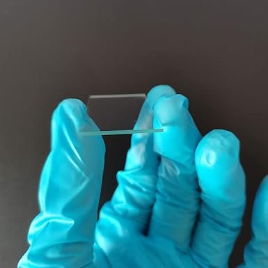 ITO (Indium tin Oxide)Coated Conductive Glass Slides 50×50mm Resistance 7 ohm/sq (8 Pcs) - Poueer