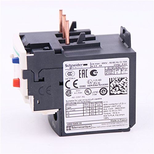 Schneider Electric TeSys LRD Thermal Overload Relays LR-D08, 2.5-4A, Class 10A, Automatic, DIN Rail Mount, Relay - Poueer