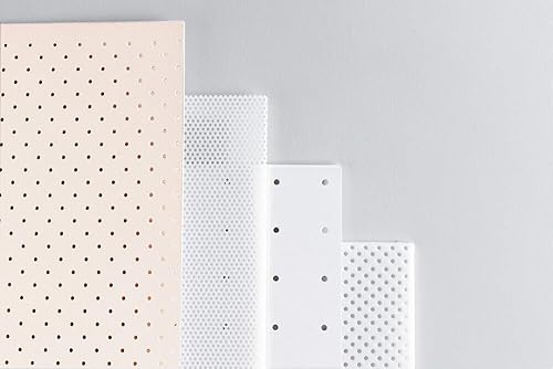 Rolyan Splinting Material Sheet, Aquaplast Original, Beige, 1/8' x 18' x 24', 19% OptiPerf Perforated, Single Sheet - Poueer