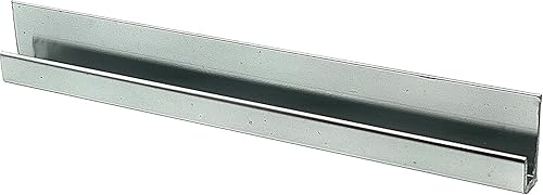 CRL Brite Anodized Aluminum 3/16' 'J Channel - 12 ft Long - Poueer