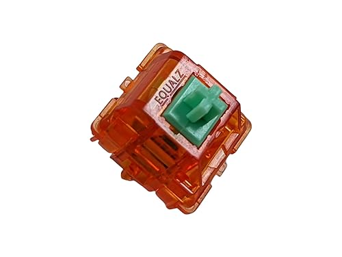 C³ EQUALZ X TKC Tangerine 62 (Light Green) Linear Switches for Mechanical Keyboards (90) - Poueer