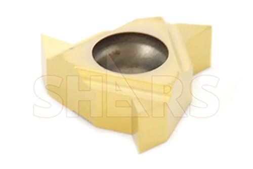 Shars ZCC 5 PCS External Threading Insert AG60 V Partial Profile Carbide YBG201 424-1381(5) !( - Poueer