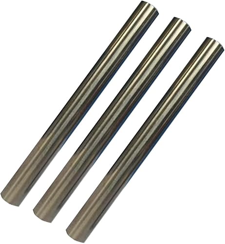 Tungsten Rod Pure Tungsten Solid Round Bar Easy to Process Widely Used in Electrical Length 150mm Diameter 1mm to 6mm 3pcs,Diameter 5mm - Poueer