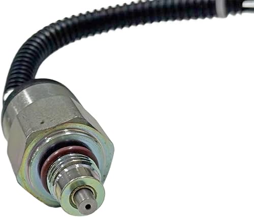 12V Spool Lockout Solenoid Valve 87445987 Compatible with New Holland L180 L185 L190 LS180.B LS185.B LS190.B C185 C190 Case Skid Steer Loaders 410 420 430 435 440 445 465 - Poueer