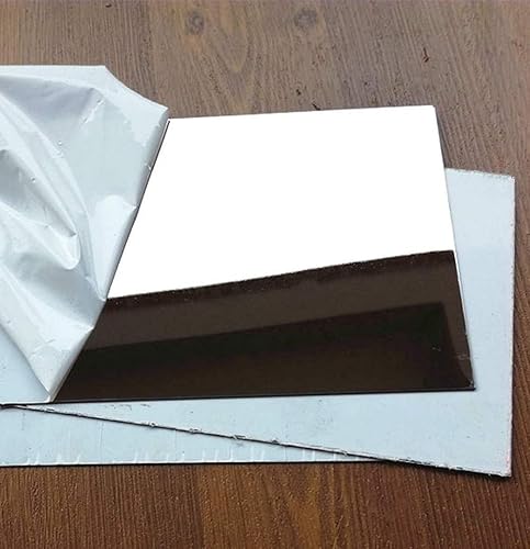 304 Stainless Steel Sheet,Mirror Surface Polishing Finish, Metal raw Materials-300X300MM Thick:2mm - Poueer