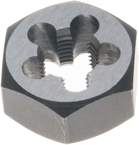 1-3/8' -12 LEFT HAND Hex Rethreading Die - Carbon Steel - Poueer