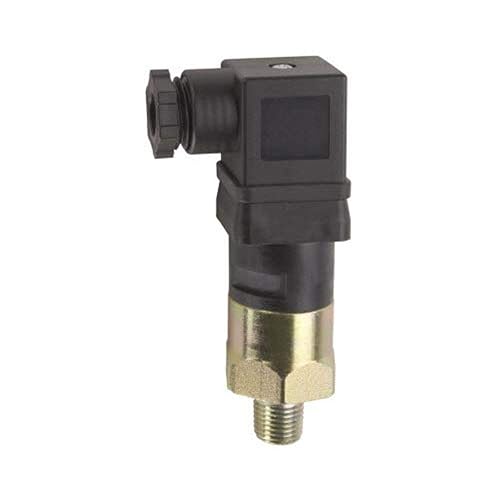 Gems PS71-20-4MGZ-A-FLS18 Series PS71 General Purpose Mini Pressure Switch, SPST N.O. Circuit, 25-75 psi Range, 1/4' BSPM Steel Fitting, 18' Flying Leads with Tubing (Pack of 10) - Poueer