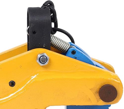 Vertical Plate Lifting Clamp 6600lbs 3T Lifting Clamp with Lock Hoist Hook Chain Industrial Steel Plate Clamp Sheet Metal Lifting Clamp Plate Lifting Clamp Handling Lifting Equipment - Poueer