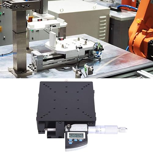 Topyond SEMX120-AS X Linear Stage 120x120mm 0.001mm Micrometer Platform Digital Displayed Linear Translation Stage, Topyondgvkpfs0hyo - Poueer