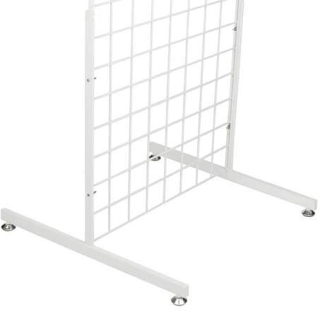 Only Hangers 2' x 6' Gridwall Panel Tower with T-Base Floorstanding Display Kit, 3-Pack White … - Poueer