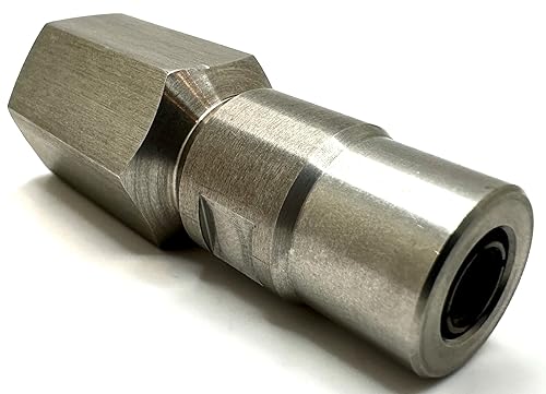 Flapper Adapter 5/8 UNC Thread with 1/8” & 1/4' Collet - Converts Angle Grinders to Rotary Tools - Compatible with 5/8”-11 Threaded Angle Grinders - Poueer